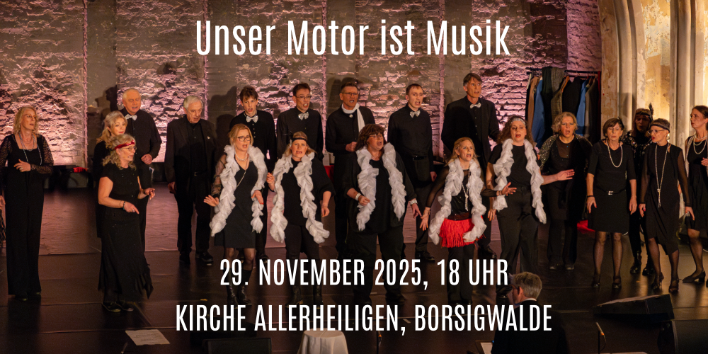 Tickets Unser Motor ist Musik, Absolutely Unterhaltsam singt durchs Leben in Berlin